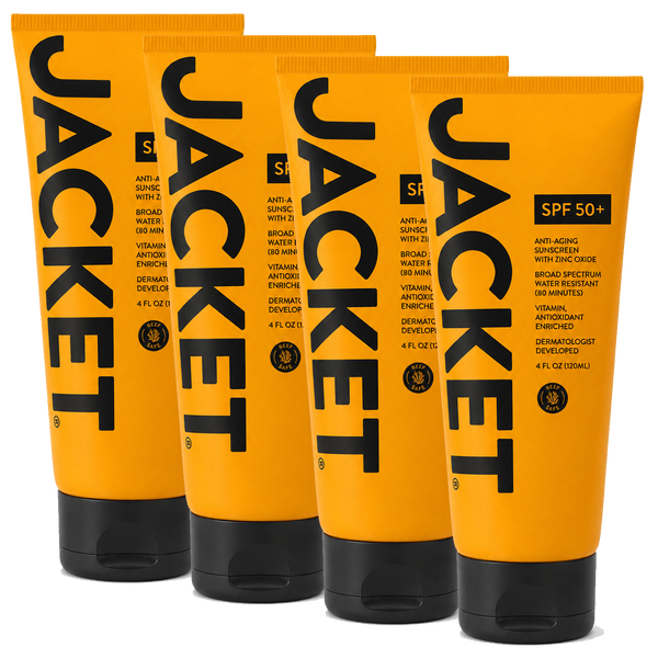 SPF 50+ ANTI-AGING FACE AND BODY SUNSCREEN (FOUR PACK)
