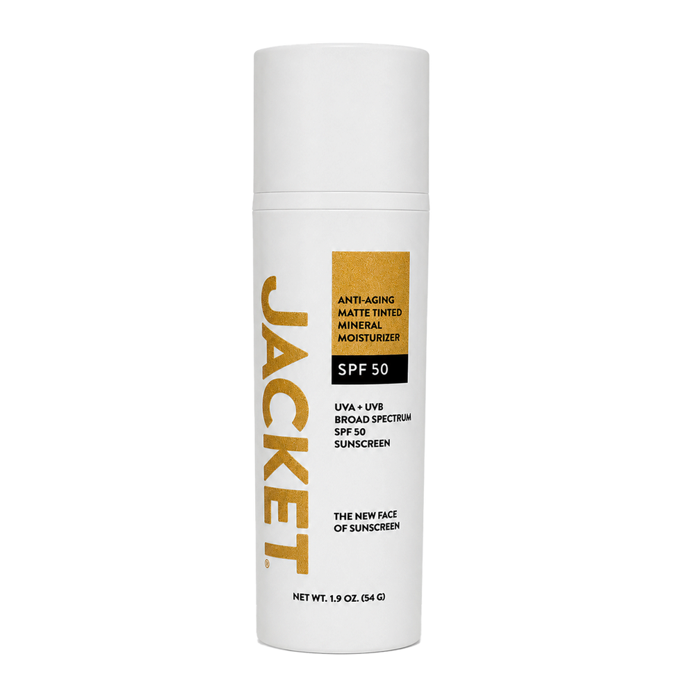 SPF 50 ANTI-AGING MATTE FINISH TINTED MINERAL MOISTURIZING SUNSCREEN