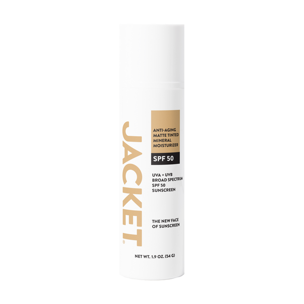 SPF 50 ANTI-AGING MATTE FINISH TINTED MINERAL MOISTURIZING SUNSCREEN