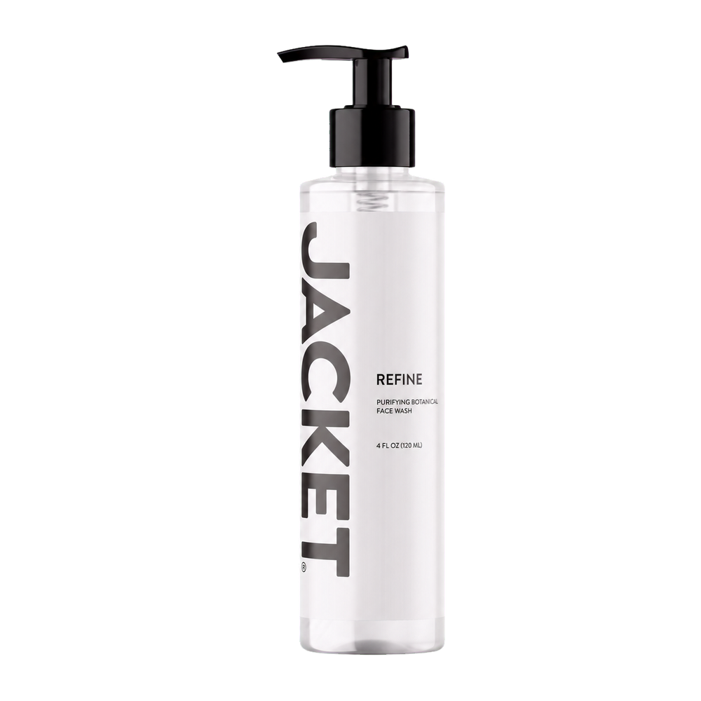 JACKET Refine Purifying Botanical Face Wash bottle