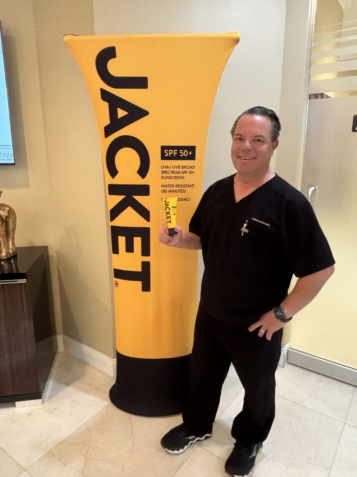 Dr. Thomas Balshi, dermatologist and creator of JACKET Sunscreen